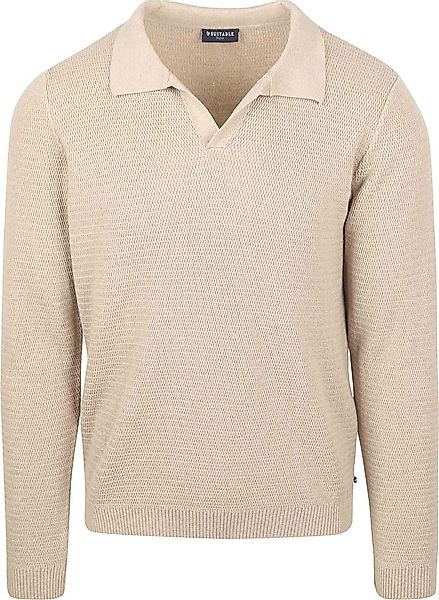 Suitable Pullover Riva Structure Melange Sand - Größe L günstig online kaufen