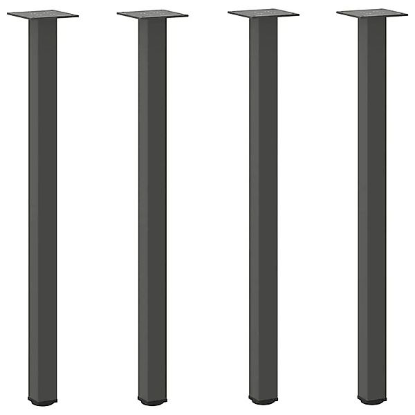 vidaXL Konsolentischbeine 4 Stk Anthrazit 72-74 cm Stahl 4012458 günstig online kaufen