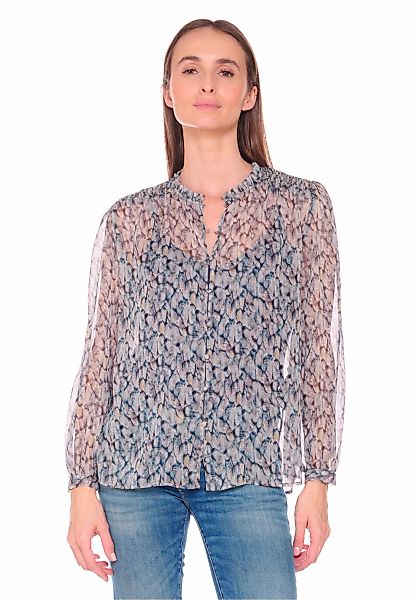 Le Temps Des Cerises Klassische Bluse "MACLEAR" mit schönem Allover-Muster günstig online kaufen