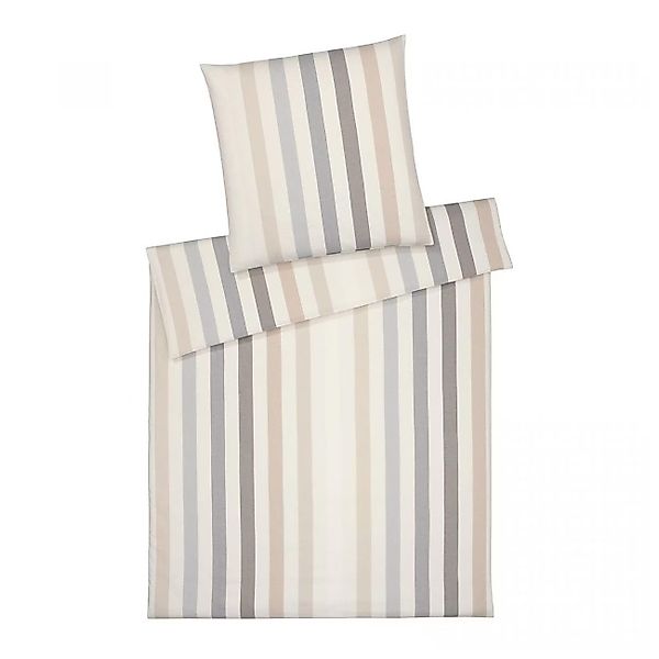 Elegante Flanell Bettwäsche Swift 26004-7 natur 135x200 günstig online kaufen