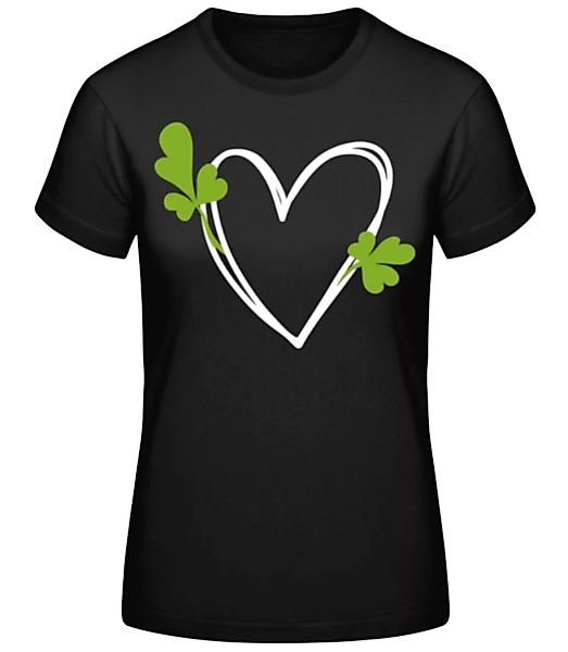 St Patrick's Day Herz · Frauen Basic T-Shirt günstig online kaufen