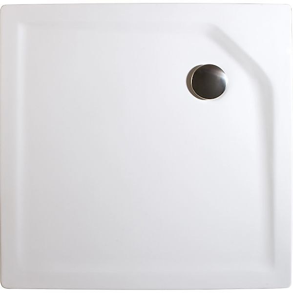 Schulte Duschwannen-Set Extraflach Quadrat 90 cm x 90 cm Alpinweiß günstig online kaufen