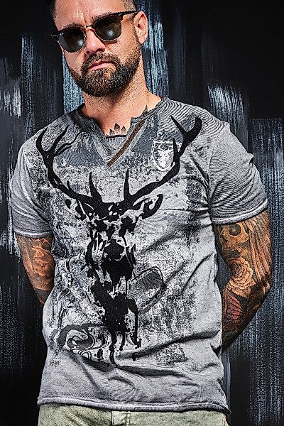 Hangowear Trachtenshirt Trachtenshirt Herren - ELVIS günstig online kaufen