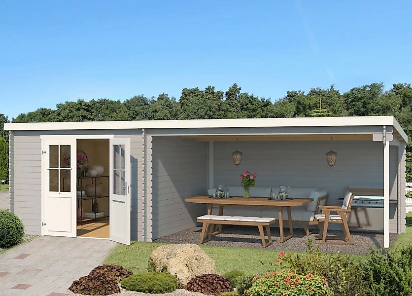 LASITA MAJA Gartenhaus "St. Louis", (Set), mit Anbau günstig online kaufen