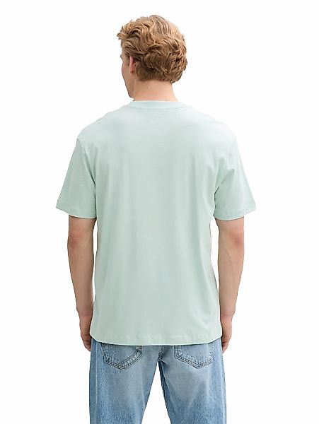 TOM TAILOR Denim T-Shirt mit Marken-Frontprint günstig online kaufen