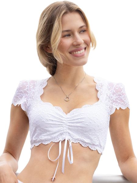 Nina Von C. Dirndlbluse Dirndlbluse kurzarm günstig online kaufen