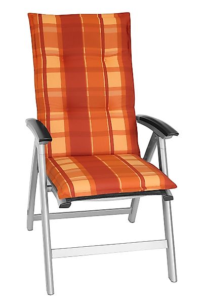 Gardissimo Hochlehnerauflage 2406 kariert Gartenstuhl Auflagen günstig online kaufen