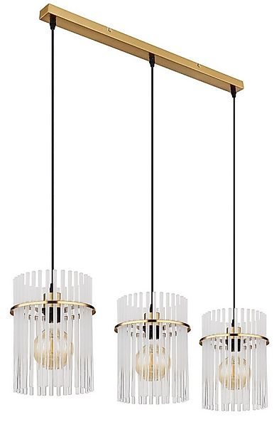 GLOBO LIGHTING Pendelleuchte GORLEY, ohne Leuchtmittel, Design Glasstäbe, D günstig online kaufen