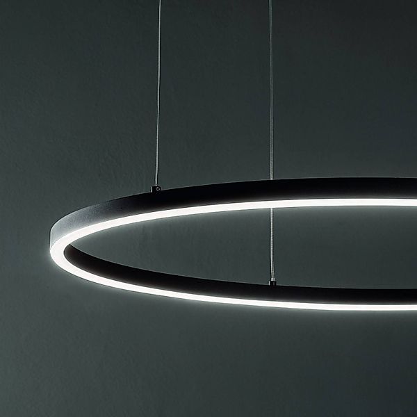 Ideal Lux LED-Hängelampe Oracle Slim Ø 70 cm weiß 3.000 K günstig online kaufen