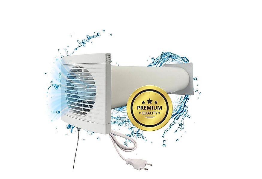 TronicXL Ventilatorkombigerät Lüftungsanlage Küche Bad Lüftung Rohr Kabel S günstig online kaufen