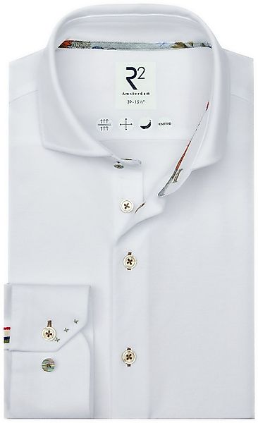 R2 Japanese Knitted Hemd Shortsleeve Weiß - Größe XL günstig online kaufen