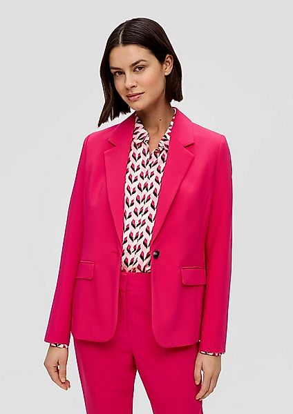 s.Oliver Jackenblazer Indoor-Blazer Blazer mit Reverskragen günstig online kaufen