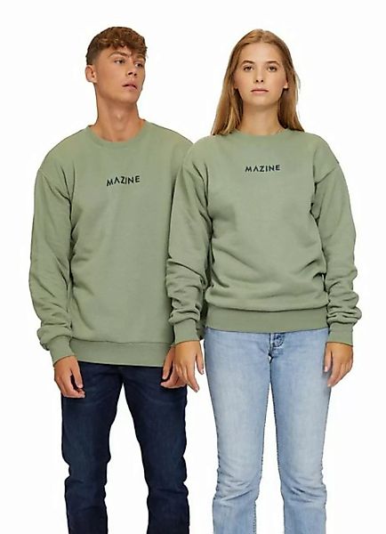 MAZINE Sweatshirt LOGO HEAVY SWEATER Grün Vegane Unisex Sweatshirts günstig online kaufen