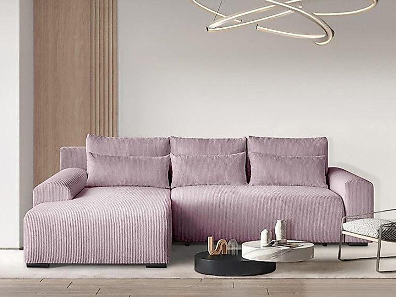 Beautysofa Ecksofa Benny, mit Schlaffunktion, Bettkasten, günstig online kaufen