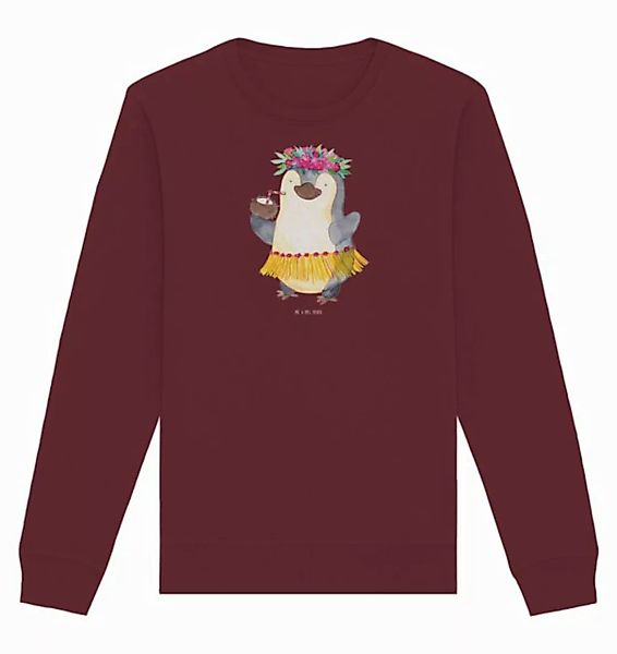 Mr. & Mrs. Panda Longpullover Größe XXL Pinguin Kokosnuss - Burgundy - Gesc günstig online kaufen