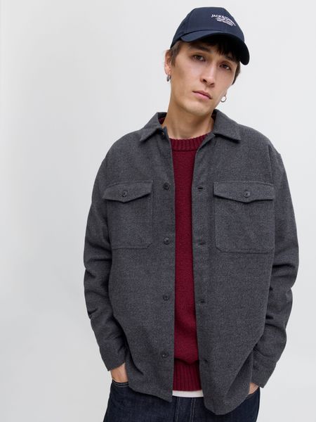 Jack & Jones Langarmhemd JJEPERFECT MELANGE günstig online kaufen