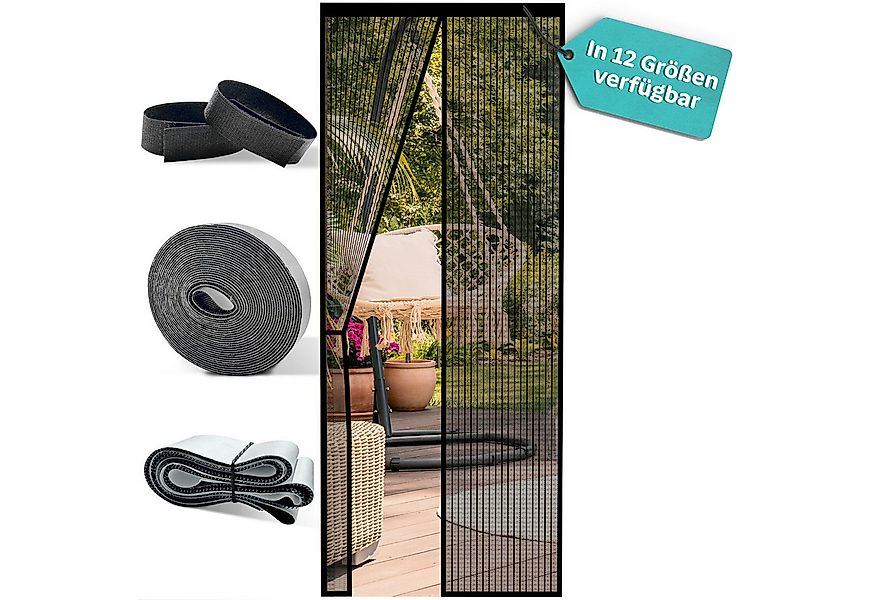 Midori Insektenschutz-Tür, Fliegengitter Balkontür Magnet-Vorhang 80x200cm günstig online kaufen