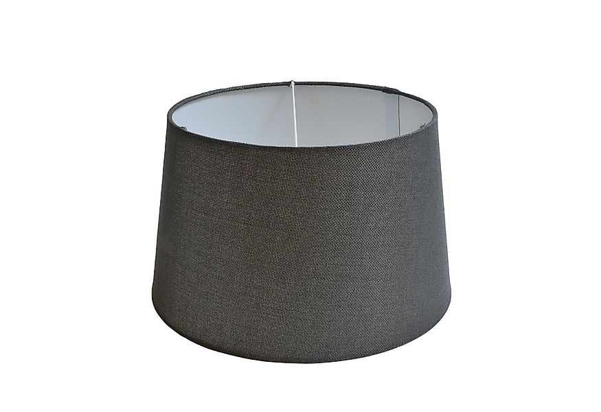 B&S Lampenschirm Lampenschirm rund aus Stoff H 16 x Ø 25 cm für Tisch - Ste günstig online kaufen