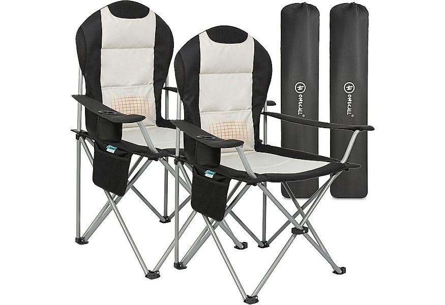 HOMECALL Campingstuhl Hochlehner 108cm mit Lendenwirbelstütze Klappstuhl An günstig online kaufen