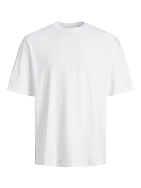 Jack&Jones T-Shirt aus Biobaumwolle Farbe weiß Größe: 4XL günstig online kaufen
