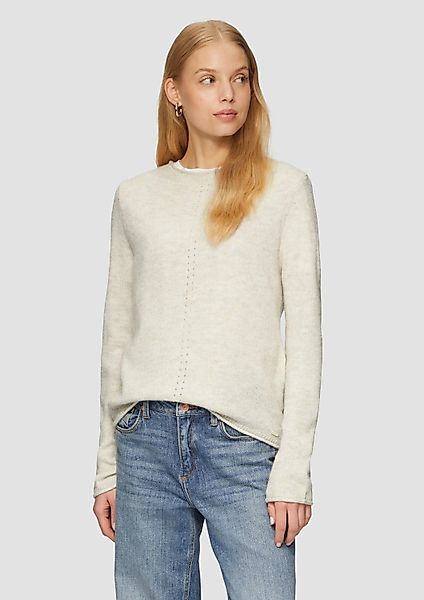 QS Longpullover Strickpullover Weicher Strickpullover mit günstig online kaufen