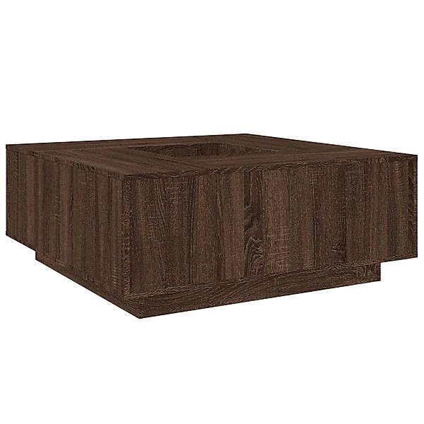 vidaXL Couchtisch Braun Eichen-Optik 100x100x40 cm Holzwerkstoff 3284055 günstig online kaufen