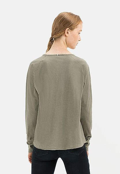 camel active Langarmshirt aus reiner Baumwolle günstig online kaufen