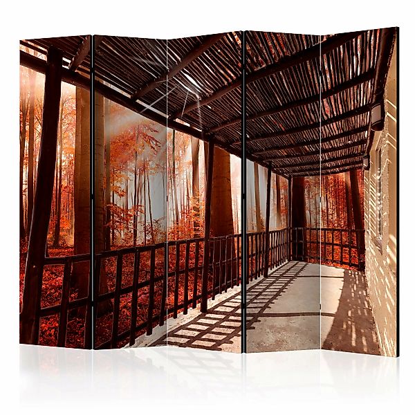 5-teiliges Paravent - Nature: Forest Terrace Ii [room Dividers] günstig online kaufen