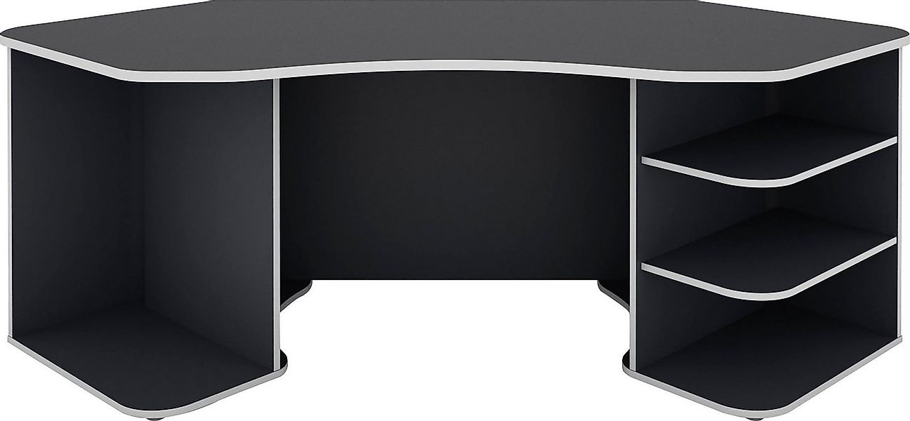 byLIVING Gamingtisch Thanatos, Breite 198 cm, moderner Eckschreibtisch günstig online kaufen