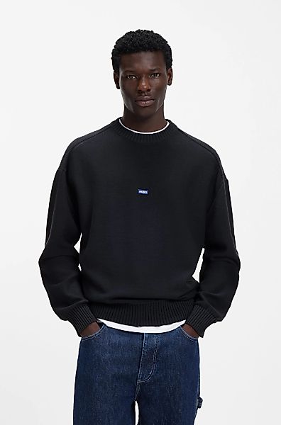 HUGO Blue Strickpullover Relaxed Fit, Rundhalsausschnitt, softe Strickquali günstig online kaufen