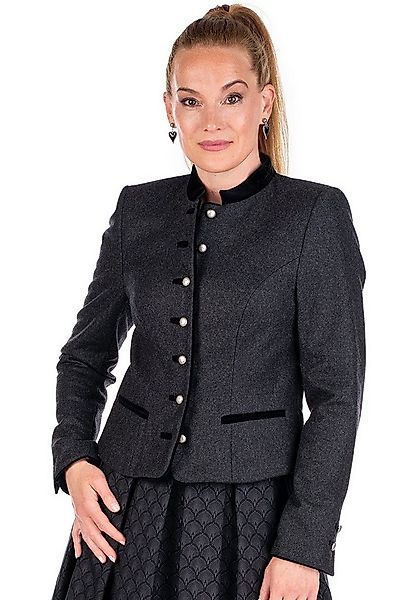Hammerschmid Trachtenjanker Lodenjacke Damen - EBBS - schwarz günstig online kaufen