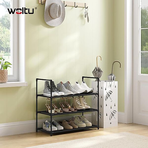Woltu Schuhregal, 1-tlg., 3-Ebenen, kompakte und günstig online kaufen