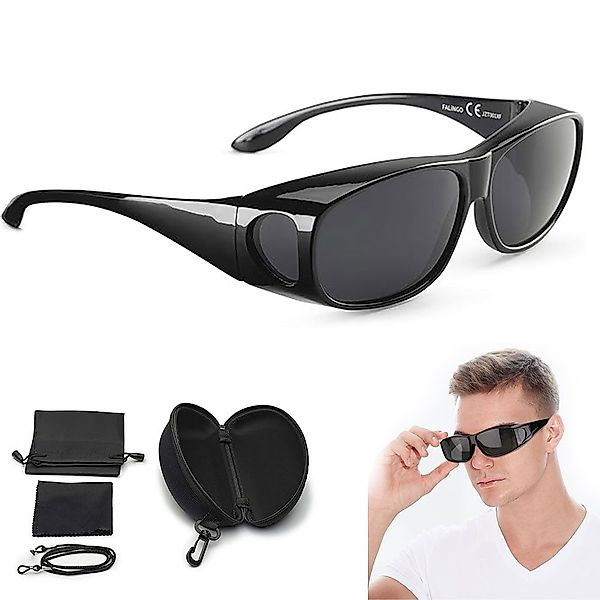 RWEUOQ Sonnenbrille Überzieh Sonnenbrille Überziehbrille polarisiert günstig online kaufen
