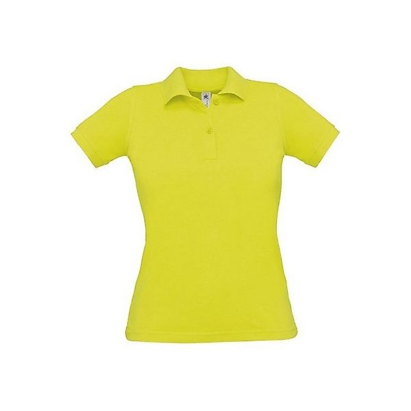 B&C Poloshirt Damen Slim Fit Basic Polohemd Sommer Shirt günstig online kaufen