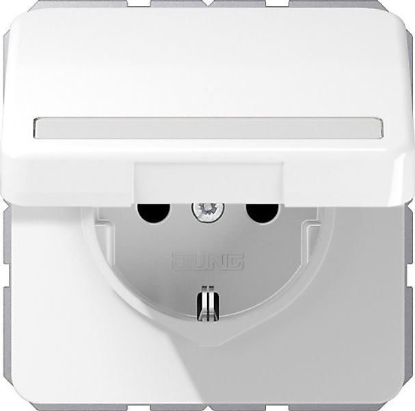 Jung SCHUKO-Steckdose 16A 250V Klappdeckel CD 1520 BFNAKL WW - CD1520BFNAKL günstig online kaufen
