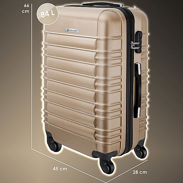 KESSER Kofferset, (1 tlg), Reisekoffer Hartschalen-Koffer günstig online kaufen