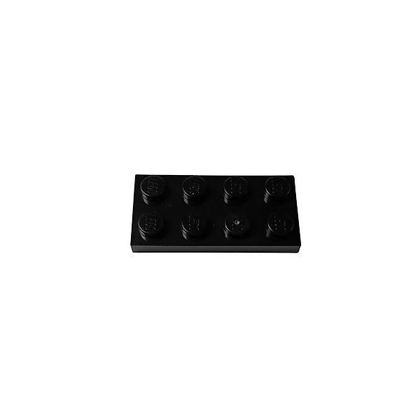 LEGO® Spielbausteine LEGO® 2X4 Bauplatten Schwarz - Black plate 3020 - 100x günstig online kaufen