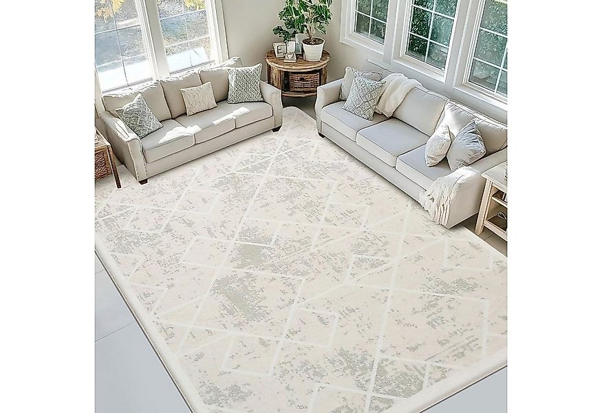 LuxusKollektion Designteppich Teppich Wohnzimmer Kurzflor 200 x 250 cm (Rec günstig online kaufen