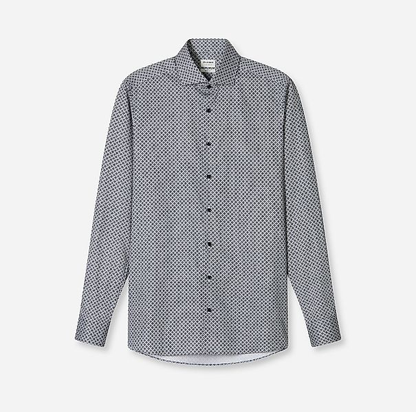 OLYMP Langarmhemd Level 5 Businesshemd, Royal-Kentkragen, gemustert, body f günstig online kaufen