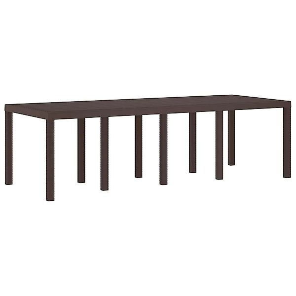 vidaXL Gartentisch Gartentisch Braun 250 x günstig online kaufen