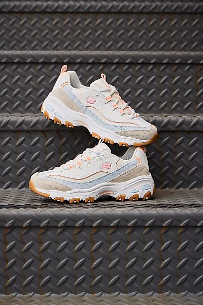 Skechers Sneaker "DLITES-BOLD VIEWS", Freizeitschuh, Halbschuh, Schnürschuh günstig online kaufen