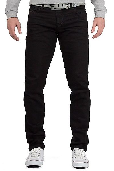 Cipo & Baxx Slim-fit-Jeans Herren regular fit Jeans Denim BA-CD319A Black W günstig online kaufen