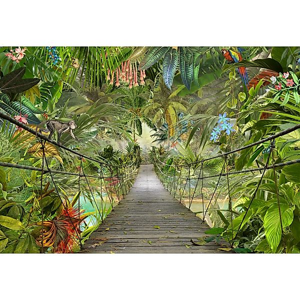 Komar Fototapete Wild Bridge  368 x 254 cm günstig online kaufen