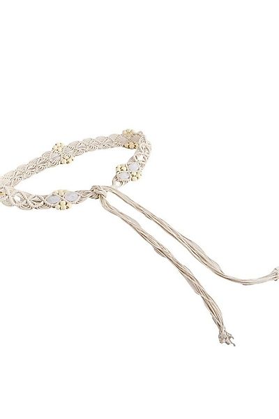 Next Flechtgürtel Gürtel aus Makramee mit Perlen (1-St) günstig online kaufen