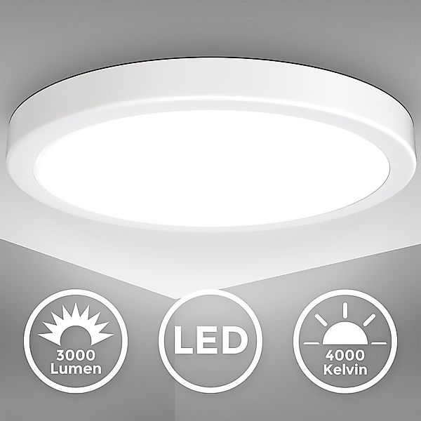 B.K.Licht Deckenleuchte BKL1538, LED fest integriert, günstig online kaufen