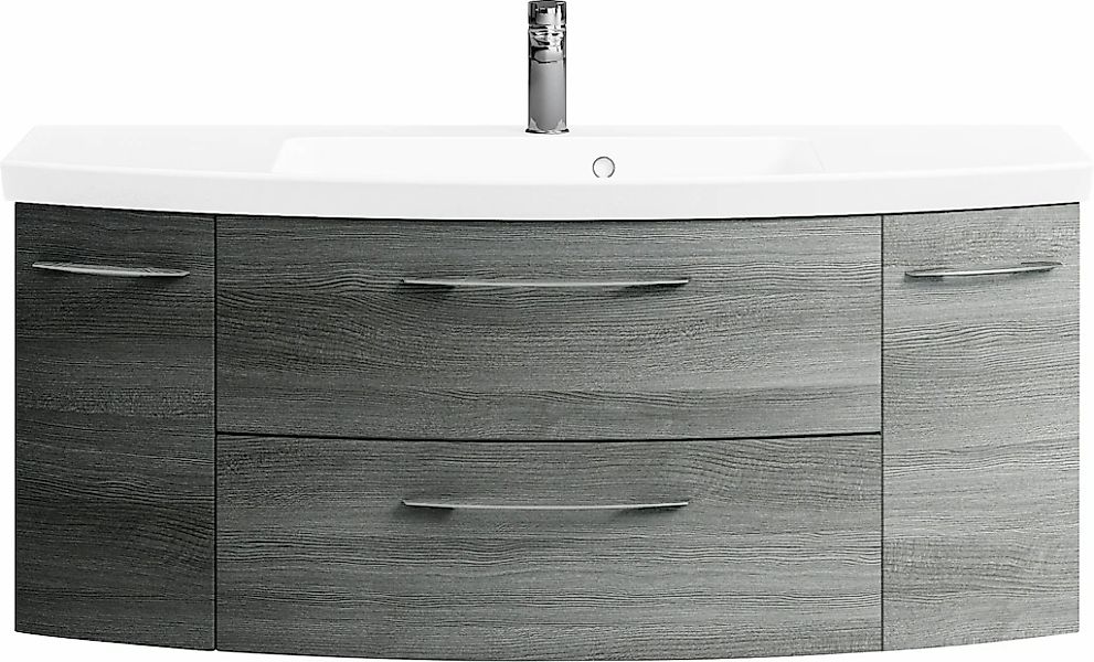 Saphir Badmöbel-Set "Cassca Sprint Waschtisch-Set Mineralmarmor-Waschtisch günstig online kaufen