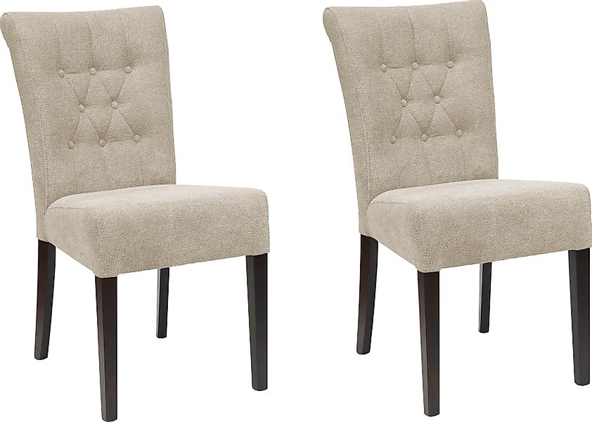 Home affaire Esszimmerstuhl »Queen BESTSELLER«, (Set), 4 St., Feinstruktur, günstig online kaufen
