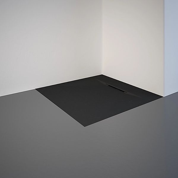 Schulte Duschwanne ExpressPlus Extraflach Quadrat 80 cm x 80 cm Anthrazit günstig online kaufen