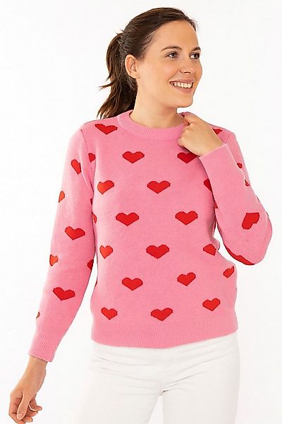 Zwillingsherz Rundhalspullover Strickpullover "Herz" günstig online kaufen