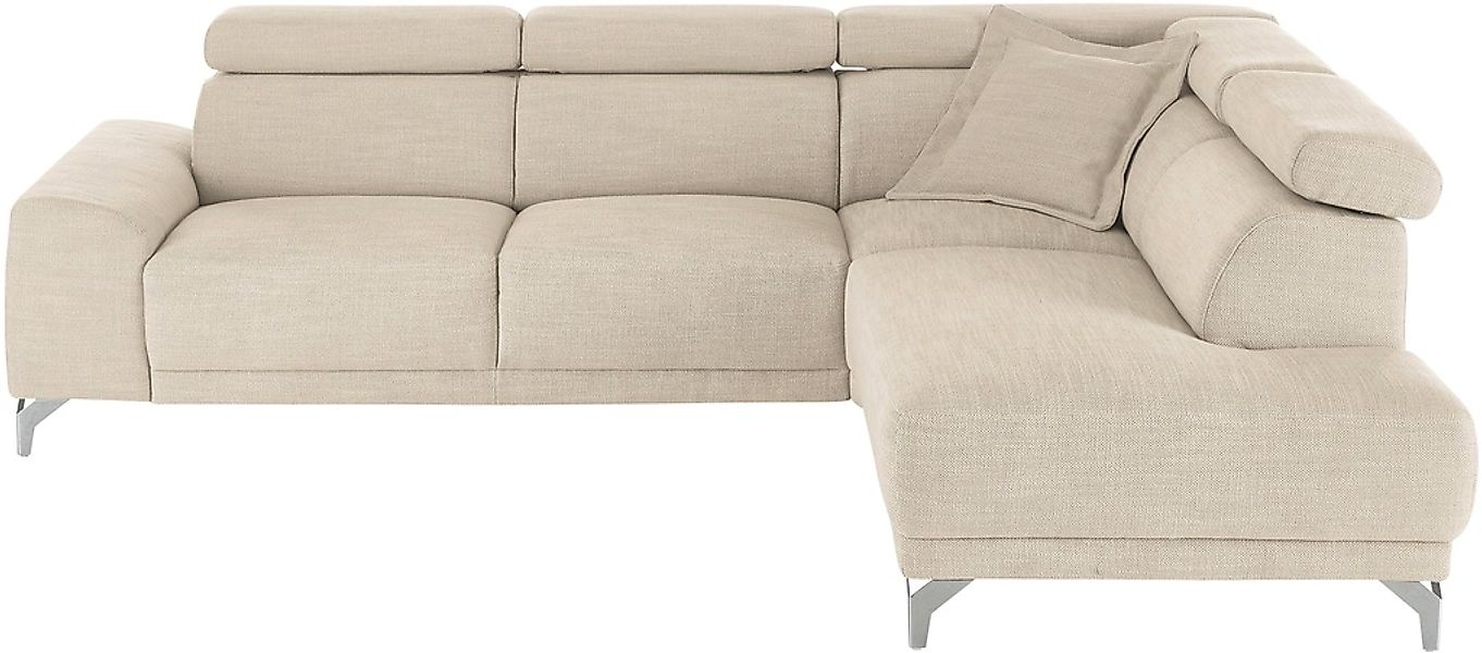 3C Candy Ecksofa »Greve Sofa immer mit manuelle Kopfteilverstellungen, mode günstig online kaufen